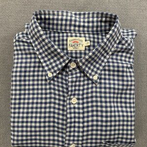 Faherty Men's Button Down Shirt - Large